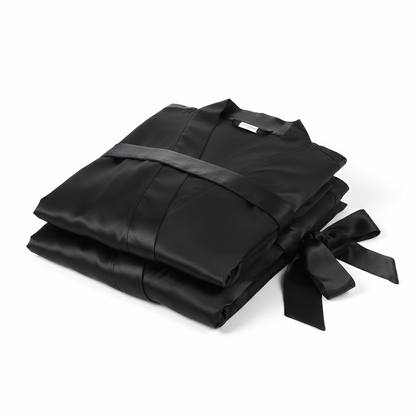 Elegant Silk Couple Gown & Robe Set – 2-Piece Luxury Loungewear